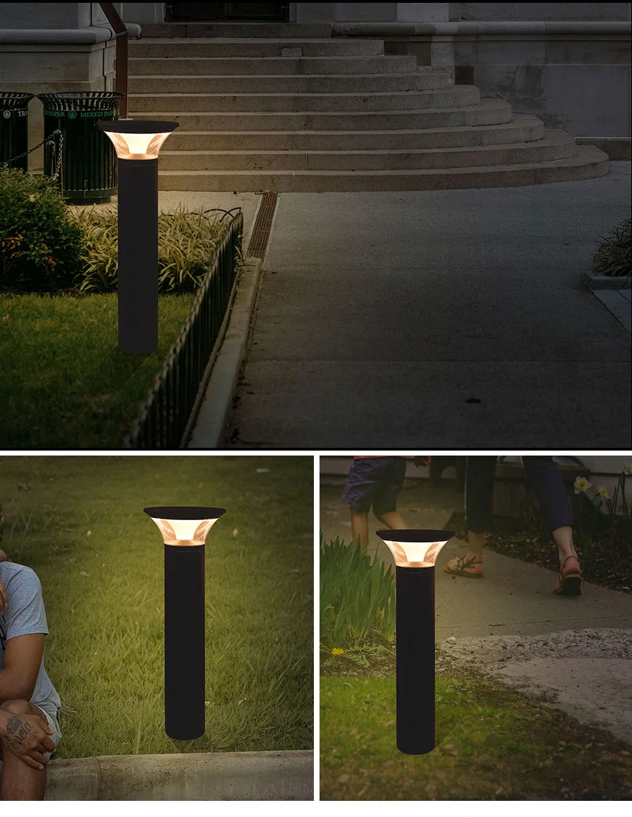 Modern Simple LED Lawn Lamp Outdoor Courtyard Lights with Customization