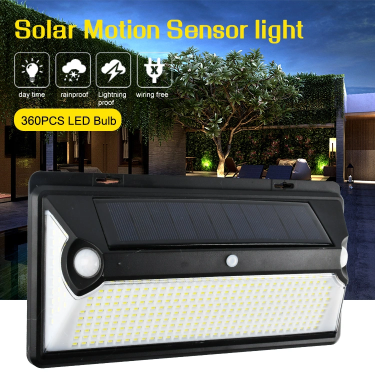 Brightenlux Factory Supply Cheap Ipx4 Waterproof Security Outdoor Solar Motion Sensor Garden Light with 3 Modes