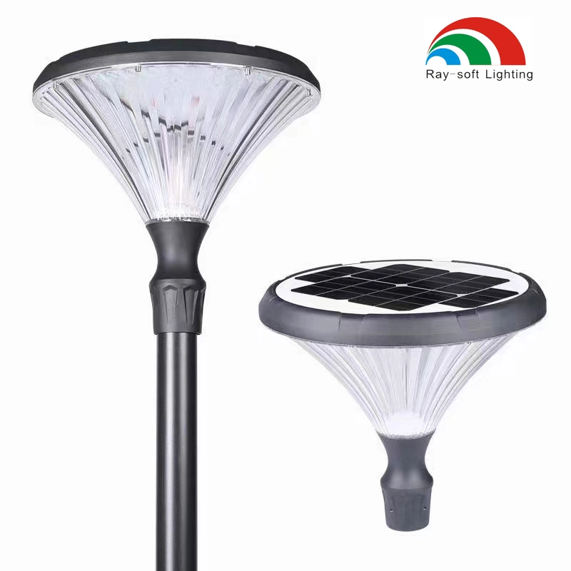 All in One 16W 25W Solar Garden Pole Light IP65 Waterproof for Outdoor Energy-Saving Pathway Solar Yard Light