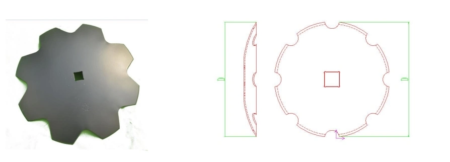 Agriculture Part Disc Blade for Mounted Harrow Disk Blades