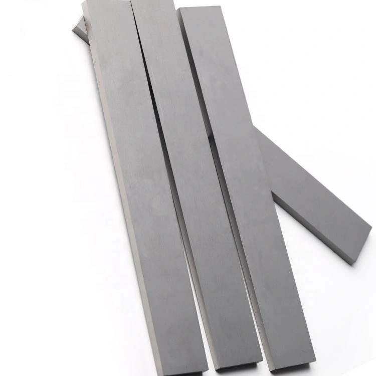 Solid Tungsten Carbide Strips Yg8 Blade K10 Tungsten Carbide Flat Strips 330 mm