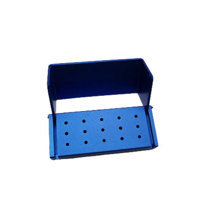 Dental Consumables Long Shank Burs Holder Endo File Box 30holes Aluminum Autoclavable 135 Degree