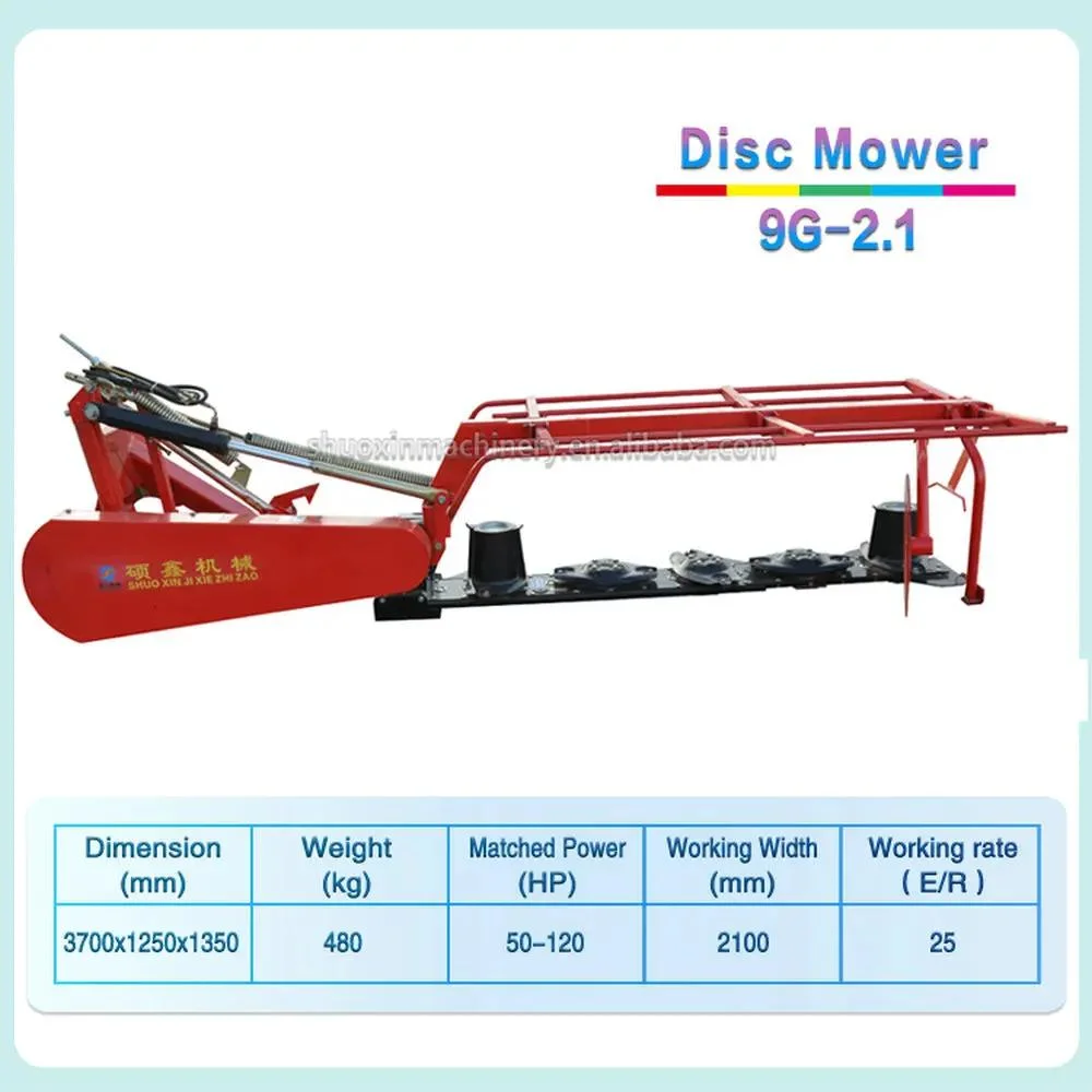 Factory Direct Sales 2.1/2.4/2.8 M 3 Point Mounted Mowing Machine Cutting Grass Rotary Mower Lawn Mower