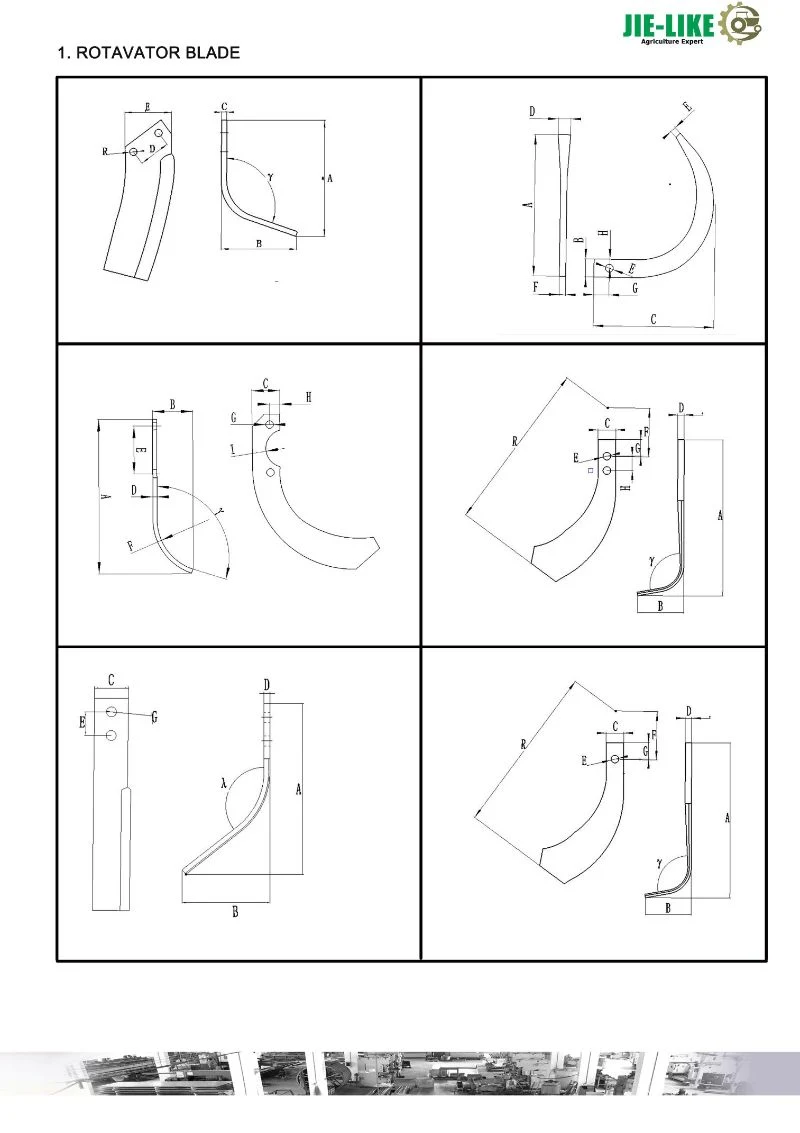 Precision-Crafted Rotary Tiller Blade for Farm Equipment