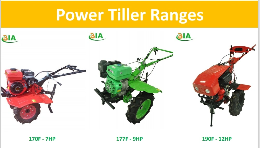 Best Quality 188 Agricultural Equipment Mini Walking Tractor Diesel Engine Gear Drive Power Tiller