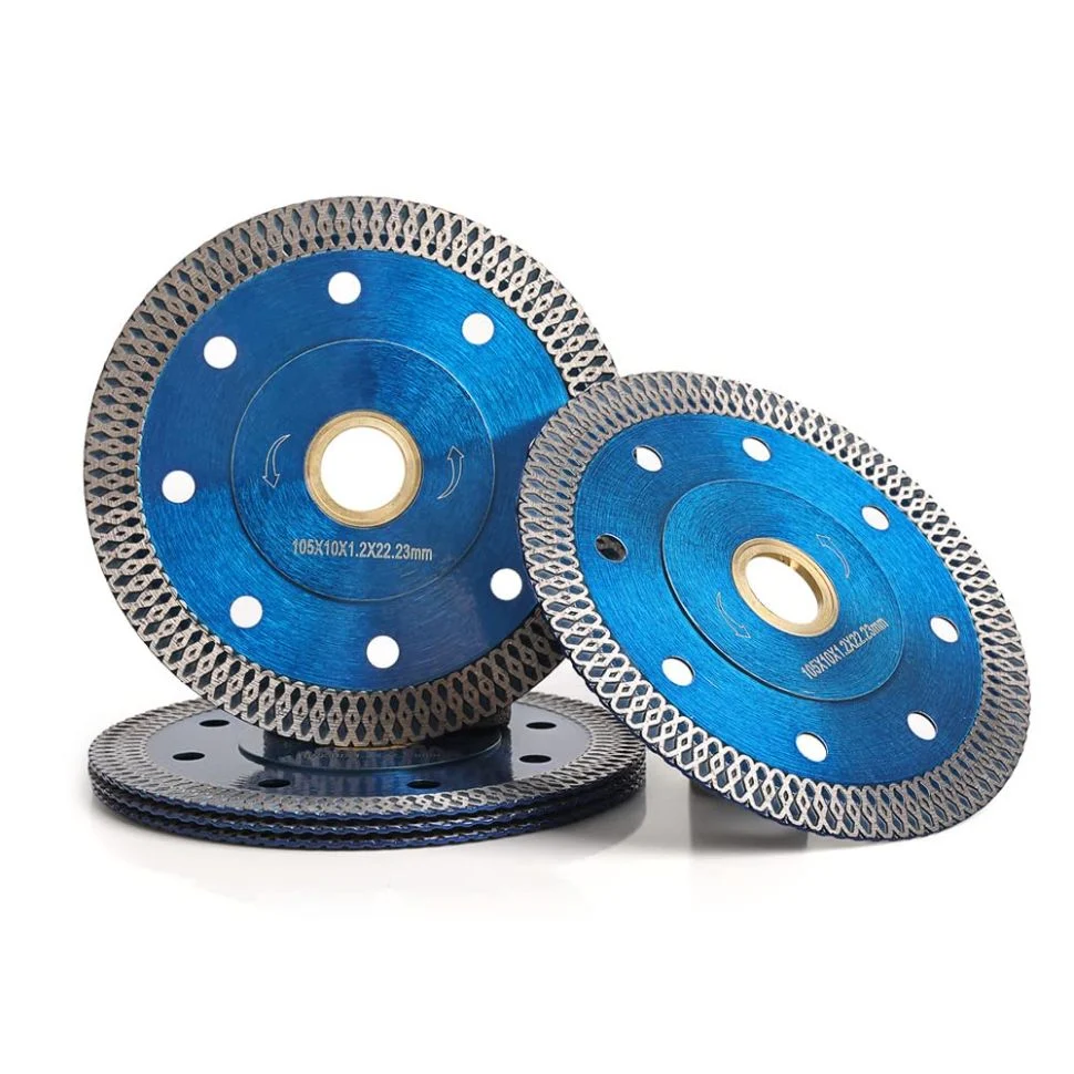 115mm Turbo X-Shaped Diamond Saw Blade/Tile Cutter/Saw Blade for Tile Cutting Super Thin Metal Cutting Blade/Diamond Disc for Porcelain Cutting Disc