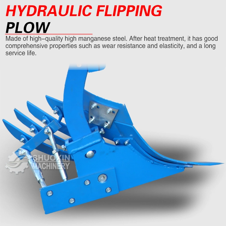 Farm New Type Reversible Single Furrow Disc Turning Flip Plow Furrow Plough Hydraulic Rotary Plow