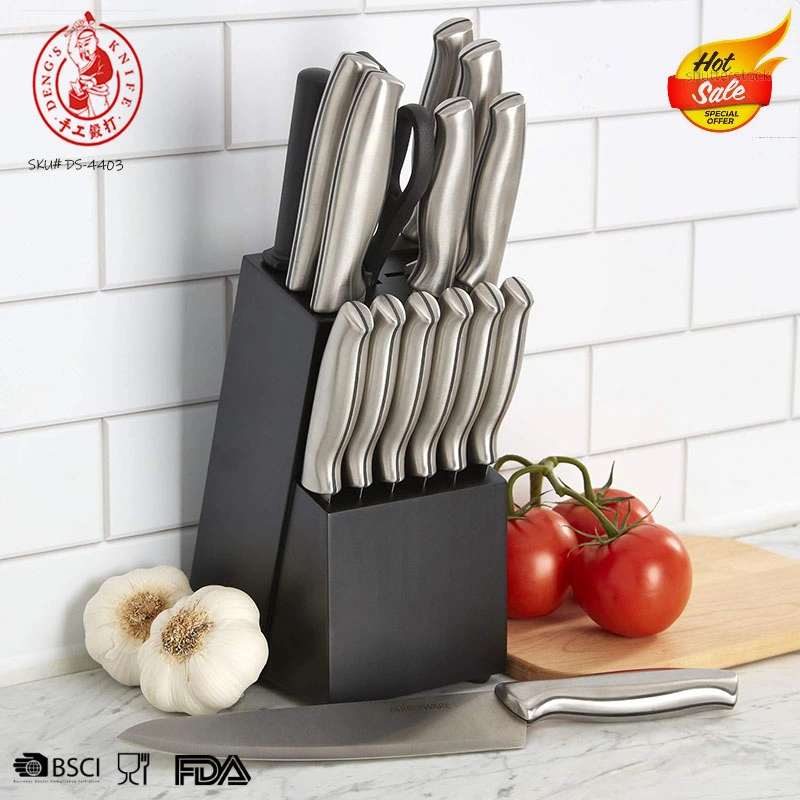 Ds-2514 2024 Custom Chopper Stainless Steel Kitchen Chef Knife for Cutting Bones Butcher Knife with Wooden Handle Kitchen Knife