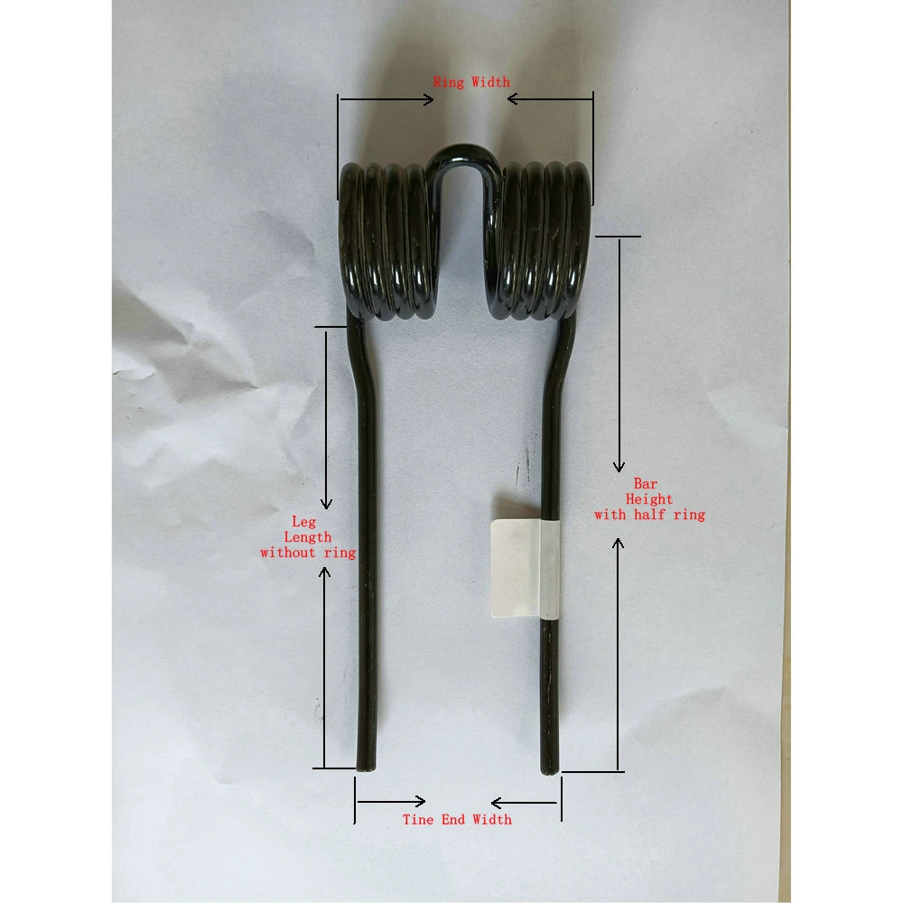 Agricultural Machinery Harvester Spare Parts Spring Tine for Kubota