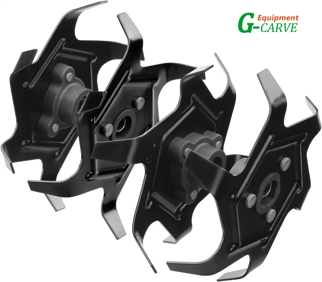 G-Carve Tiller Double Blade Set (L+R) for Brush Cutter Rotavator Cultivator