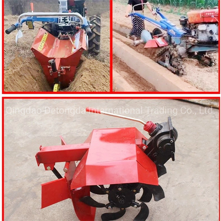 Farmland Planting Ditching and Fertilizing Machine Walk Behind Trencher Tractor Rear Hanging Chain Trencher