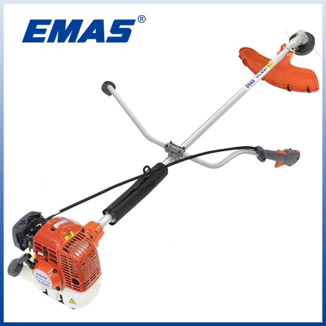 Emas 41.5cc Professional 2-Stroke Grass Trimmer 143 Brush Cutter with All Spare Parts