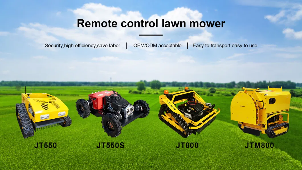 CE Gasoline Electric One Key Start Robot Lawn Mower Robot Weed Mowing Machine