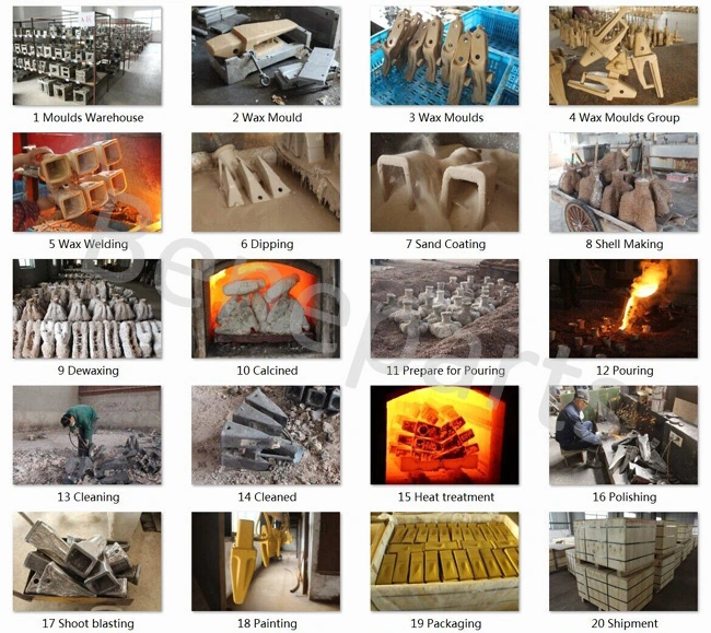 G. E. T Excavator Construction Equipments Excavator Bucket Tooth Points Teeth Tips Casting Forge Scraper Bar Cleaner 7I-3968