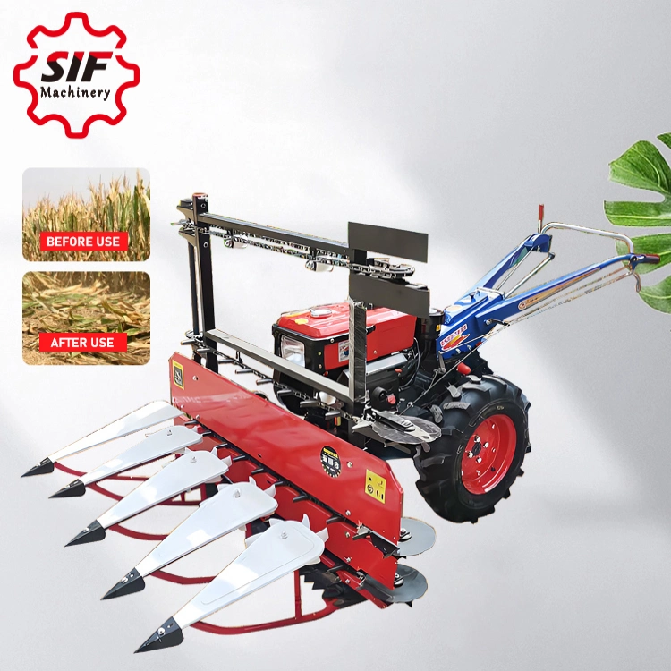 High Quality Combine Harvester for Rice and Wheat Paddy Reaper Machine Sweet Corn Harvester Soybean Combine Harvester