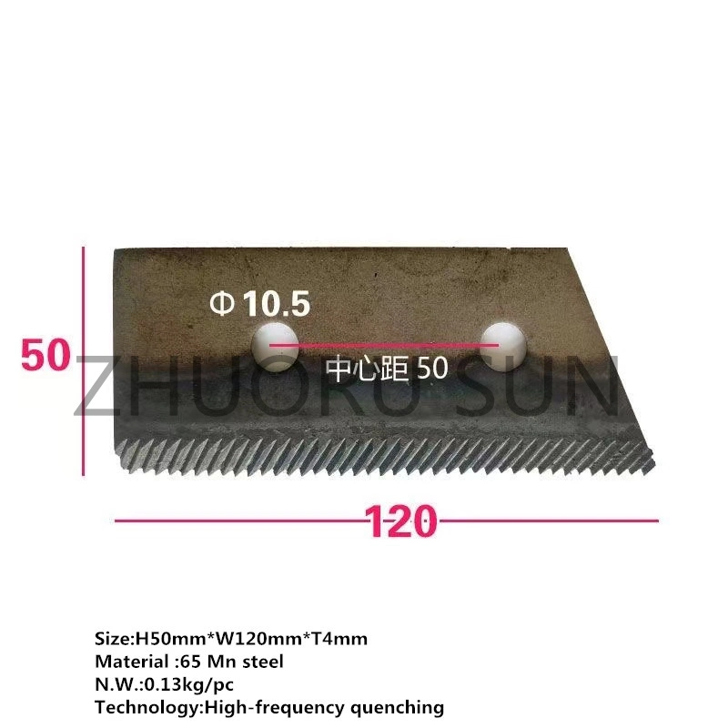 2mm Thickness 65 Mn Steel Blade for Cutter Bar Mower