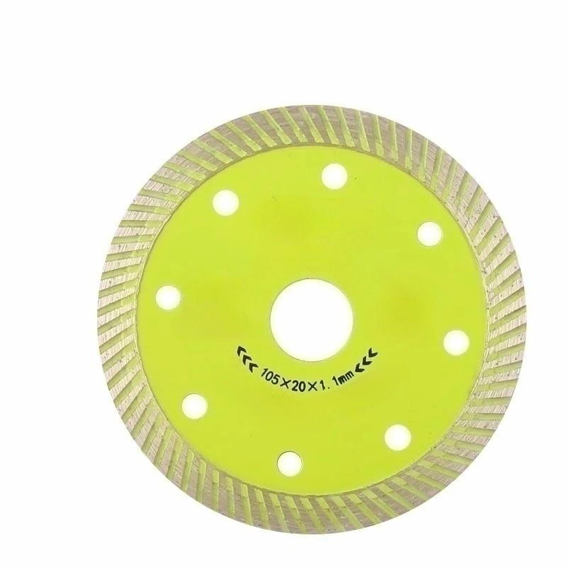 OEM High-End Quality Diamant Disk 115/125/180/230mm Mesh Thin Turbo Cutting Saw Blade for Porcelain Tile Cutting Disc