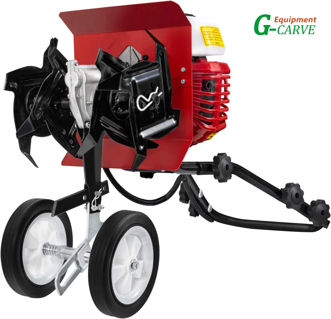 88cc Garden Cultivator Tiller Petrol Rotary Hoe 36 Tines Rototiller