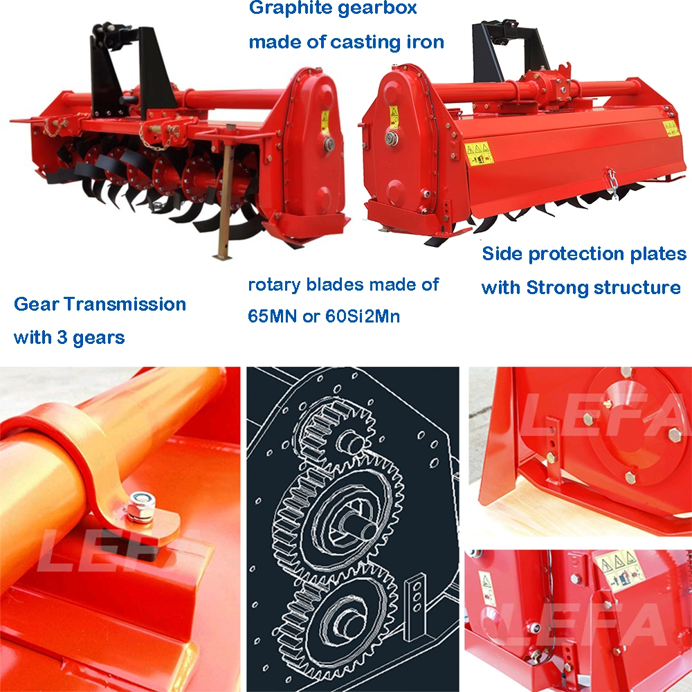 Agric Farm Multi-Function Pto Gearbox Rotary Tiller (LFH150)