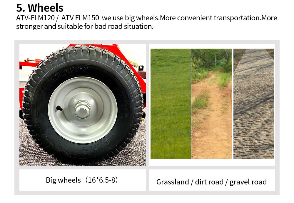 ATV Can Open The Door From Behind with a Flail Lawn Mower