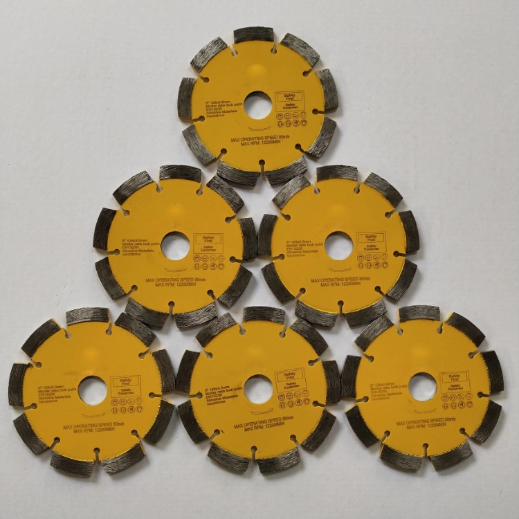 125mm Concrete Tuck Point Laser Welded Saw Blades Diamond Cutting Disk