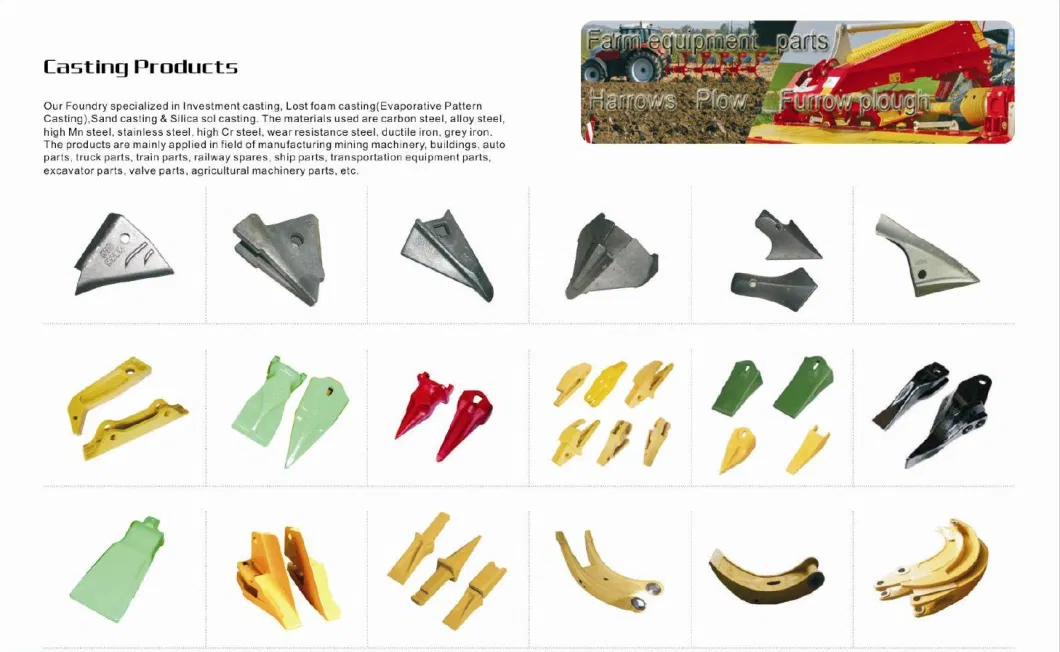 Casting Iron Cultivator Points for Agricultural Machinery