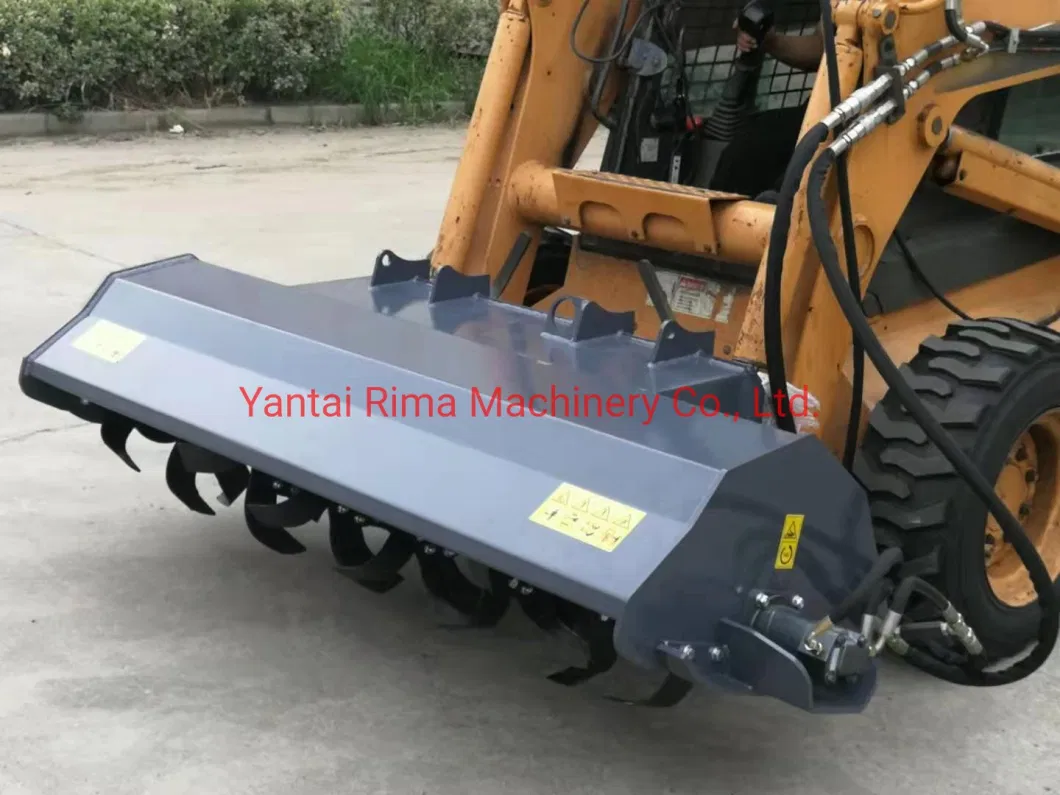 Skid Steer Mounted Farm Cultivator Tiller Rotary Farm Equipment Rotary Tiller Power Tiller Cultivator