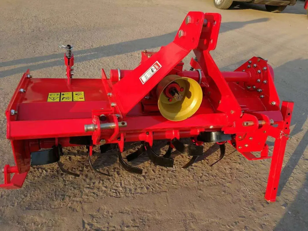 3 Point Rotary Tiller Cultivator China Tractor 4 FT Tl125 Side Rototiller Heavy Duty Rotav Rotari Back