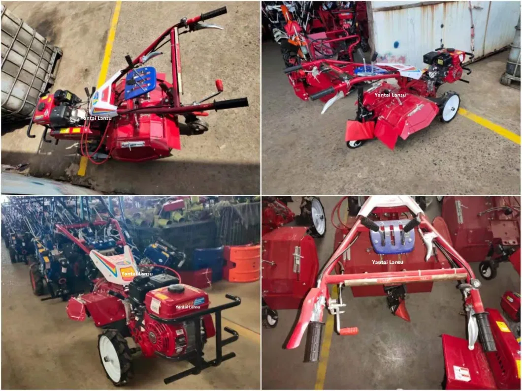 CE Agricultural Machine Chinese Asoline Mini Petrol Tractor Garden Cultivator Diesel 18HP Power Tiller