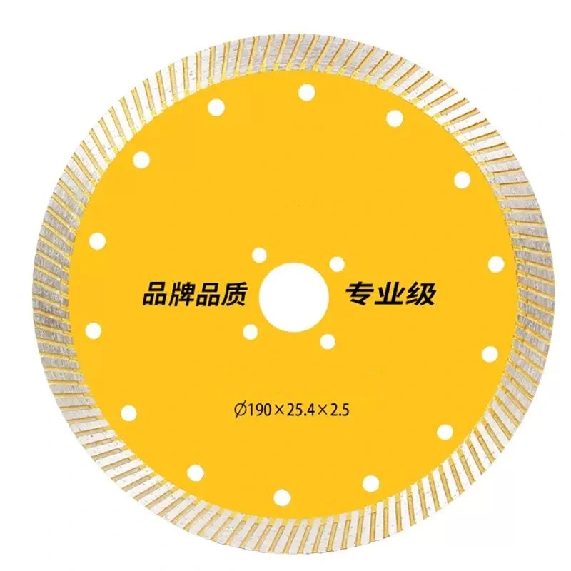 OEM High-End Quality Diamant Disk 115/125/180/230mm Mesh Thin Turbo Cutting Saw Blade for Porcelain Tile Cutting Disc