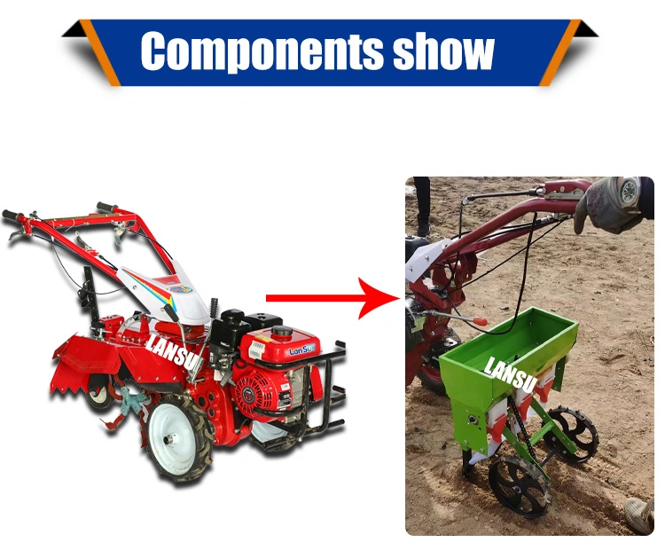 China High Quality Hot Sale Garden Tiller Cultivator Power Tiller Machine Small Diesel Engine Agricultural Power Tiller Blade