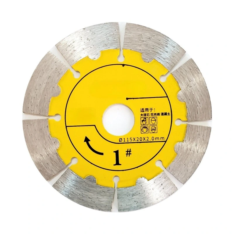 OEM High-End Quality Diamant Disk 115/125/180/230mm Mesh Thin Turbo Cutting Saw Blade for Porcelain Tile Cutting Disc