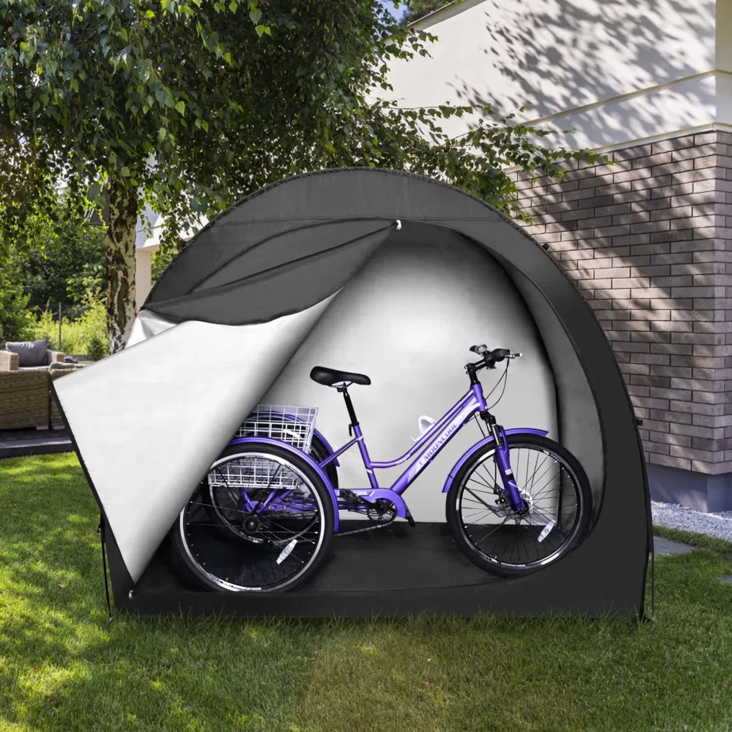 Hot-Sale Waterproof Lawn Mower Garden Tools Shed Outdoor Bike Cover Storage Tent