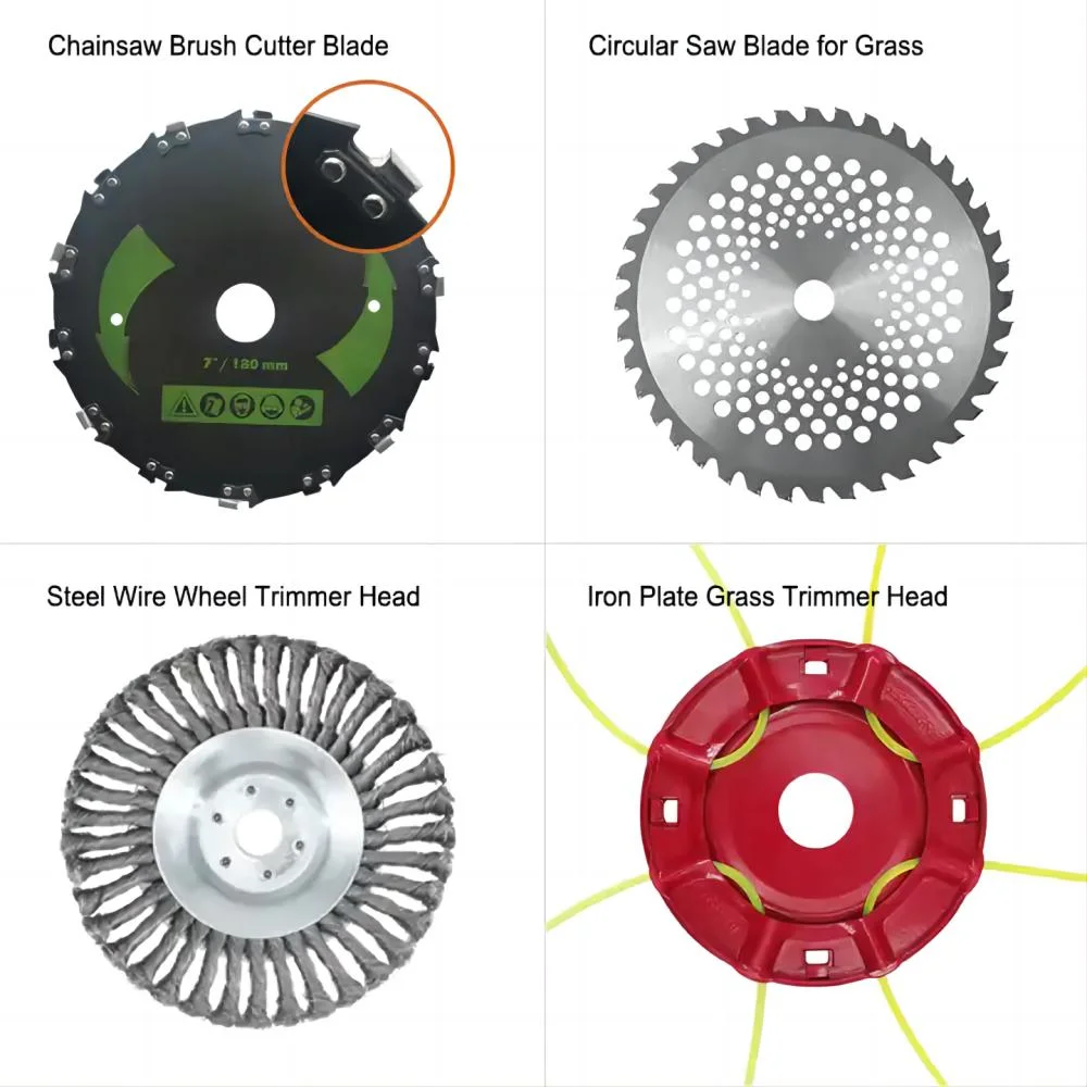 High Quality Black Metal Replacement 2t 3t 4t 40t 60t 80t Blade for Brush Cutter and Grass Trimmer
