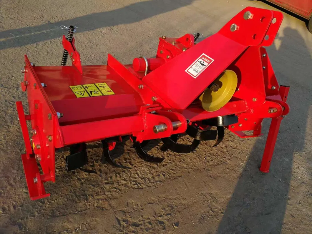 3 Point Rotary Tiller Cultivator China Tractor 4 FT Tl125 Side Rototiller Heavy Duty Rotav Rotari Back