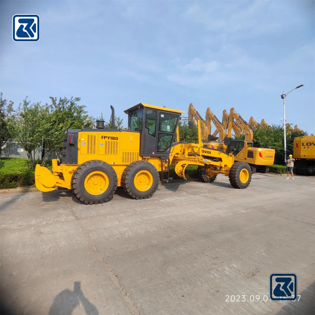 Brand New Earthmoving Machinery Cheaper Price Chinese Grader Motor Grader/ Road Grader/ with Front Blade and Rear Ripper -Horsepower Model Gr135/Gr165/Gr180/Gr2