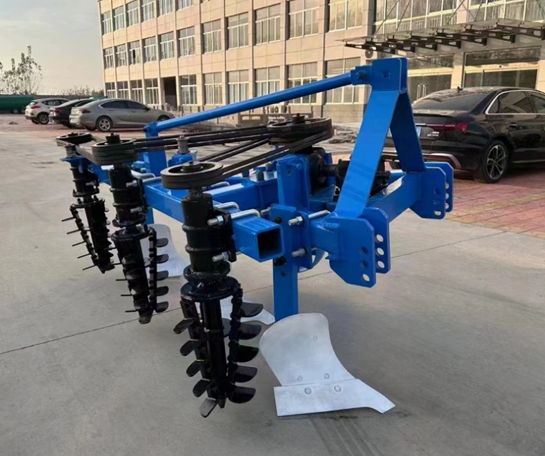 New Plow-Rotary All-in-One Machine for Land Reclamation, Plowshare Type Plow, Tractor-Mounted Plow and Rotary All-in-One Machine, Fully Automatic