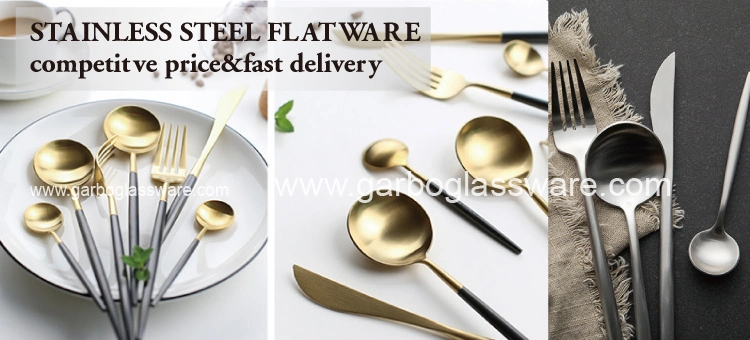 High Quality Stainless Steel Knife with Metal Handle and Golden Deco for wholesale