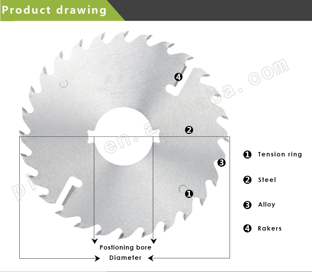 180mm Bimetal Blades Wood Chipper Blades Saw Blades for Cutting Machine