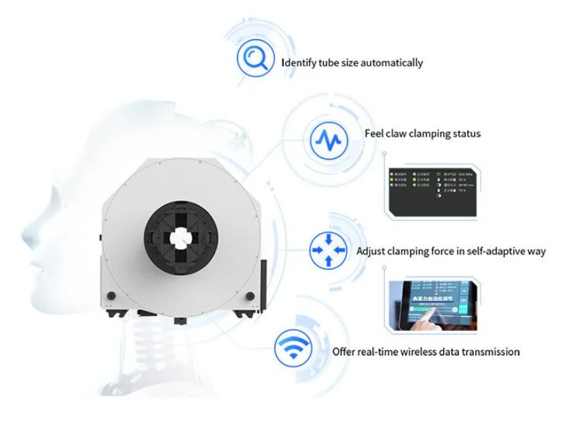 Fully Automatic Fiber Laser Tube Cutting Machine Hsg Laser Tube Cutting Robot