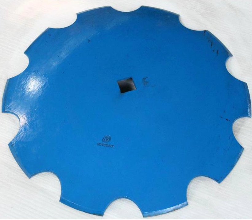 Heat Treated 24 Inch Disc Harrow Blades, Center Hole Round Type Notched