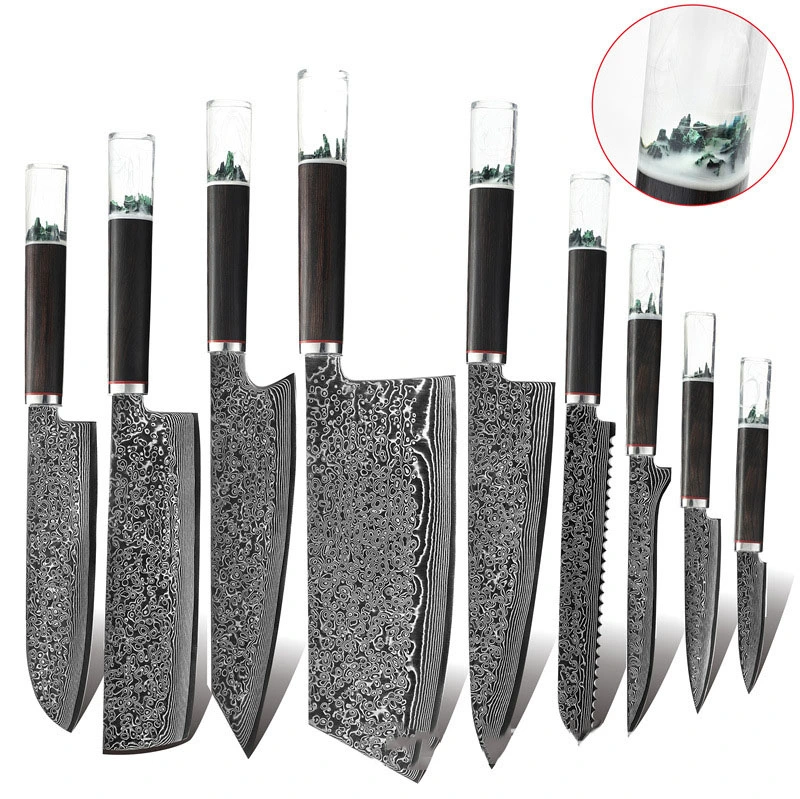 Ds-2514 2024 Custom Chopper Stainless Steel Kitchen Chef Knife for Cutting Bones Butcher Knife with Wooden Handle Kitchen Knife