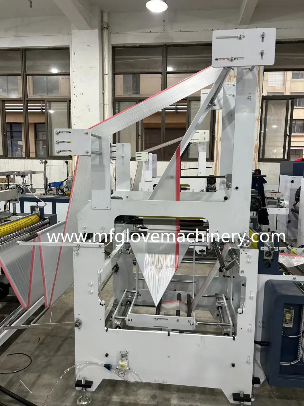 Ribbon Rolling Drawstring Garbage Trash Bag Making Machine Price