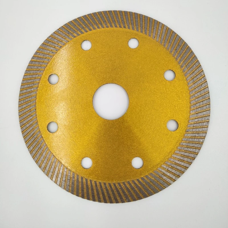 OEM High-End Quality Diamant Disk 115/125/180/230mm Mesh Thin Turbo Cutting Saw Blade for Porcelain Tile Cutting Disc