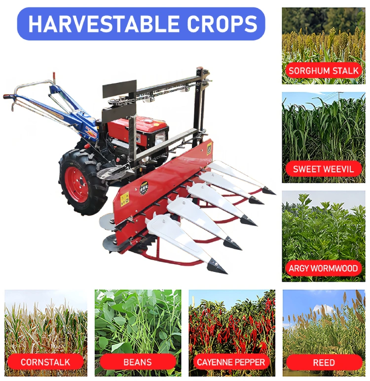 High Quality Combine Harvester for Rice and Wheat Paddy Reaper Machine Sweet Corn Harvester Soybean Combine Harvester