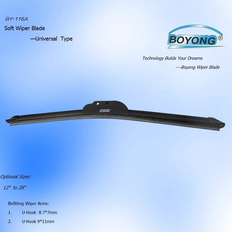 Silent Sweep Front Car Wipers with Soft Wiper Blade