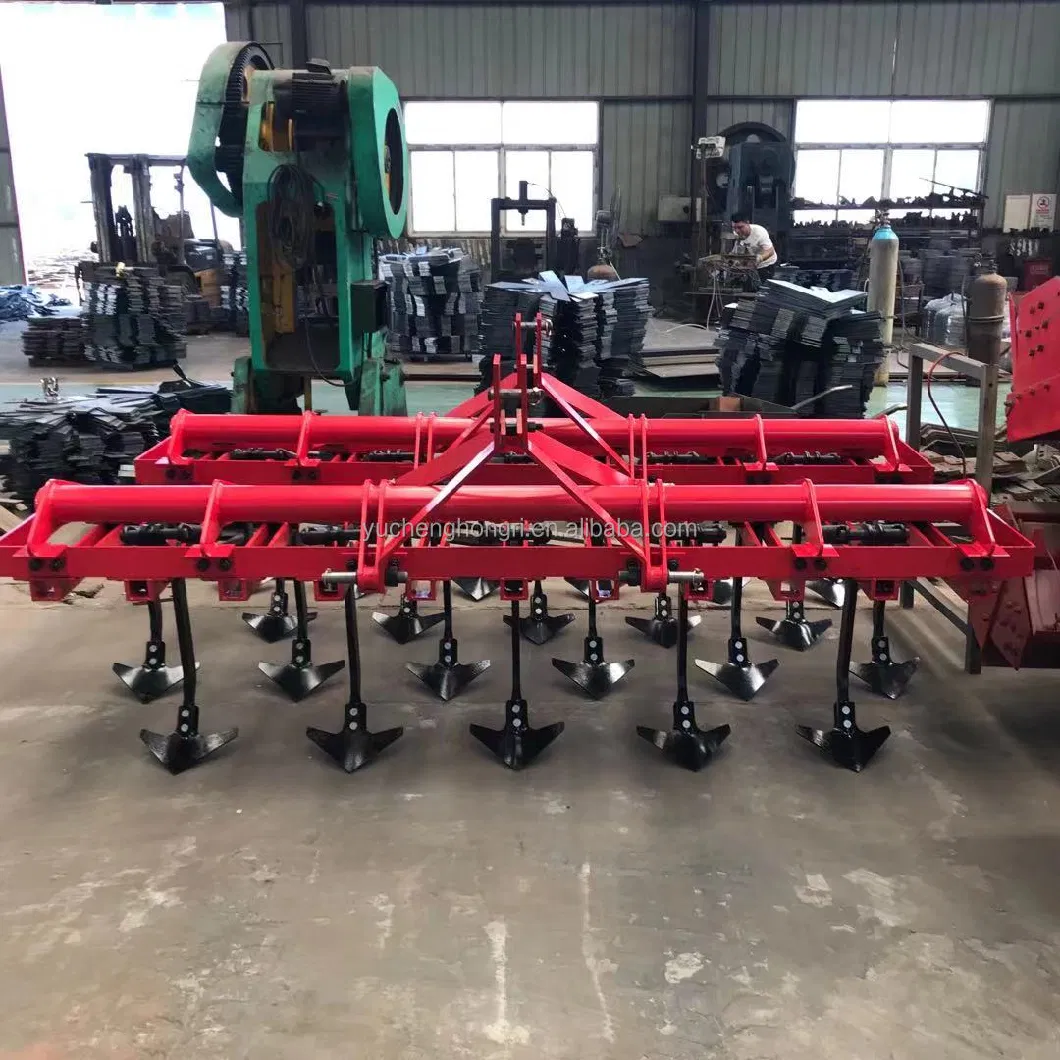 Agricultural Kubota Tractor Cultivator Farm Implement 3-Point Mounted Cultivator Tiller Spring Cultivator