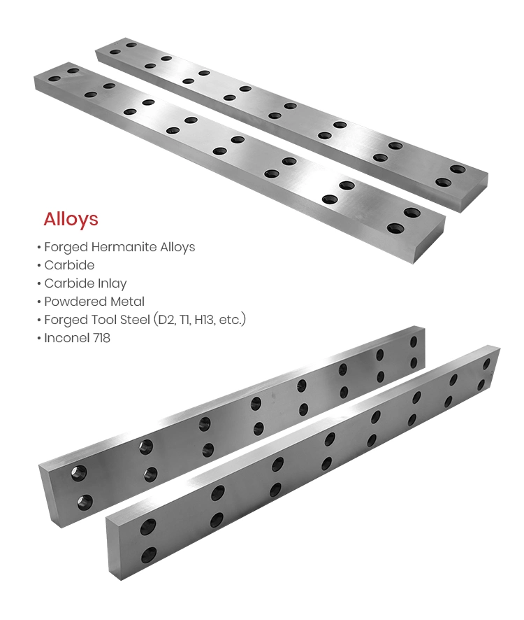 Hot Rolling Mill Metal Cutting Shear Blades for Scrap Chopper Side Trimmer