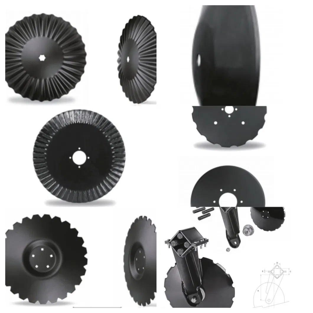 Agricultural Machinery Farm Tractor Tillage Parts Notched /Plain /Special Disc for Harrow Ploughs and Seeders