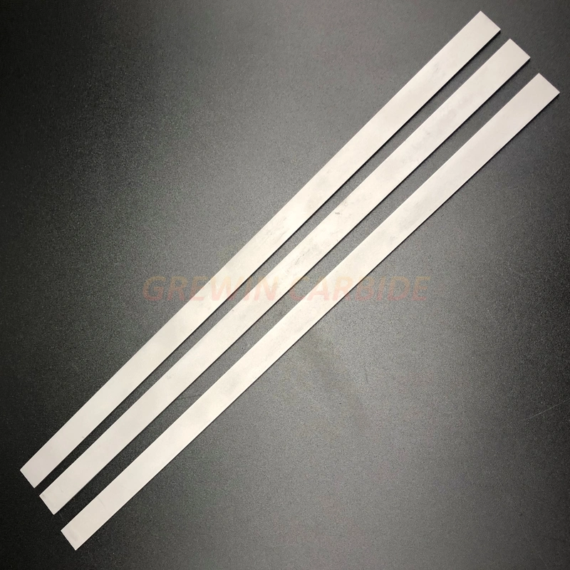 Solid Tungsten Carbide Strips Yg8 Blade K10 Tungsten Carbide Flat Strips 330 mm